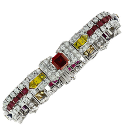 EstateBlack Star Frost  Bracelet