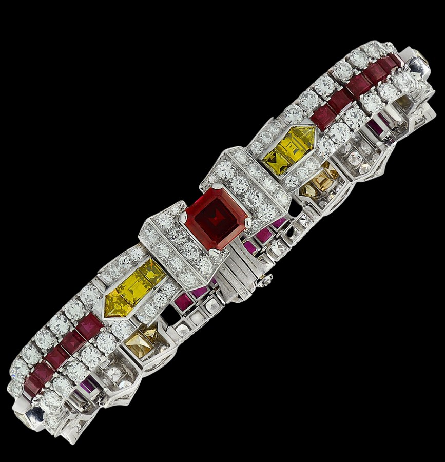 EstateBlack Star Frost  Bracelet