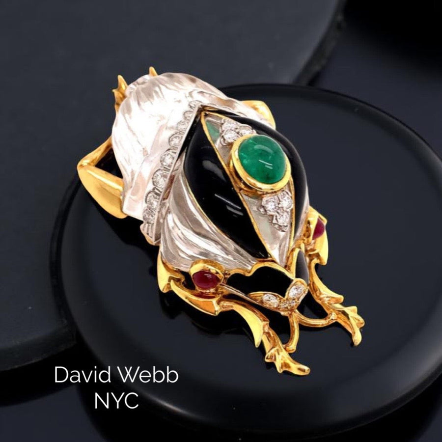 Estate David Webb Brooch