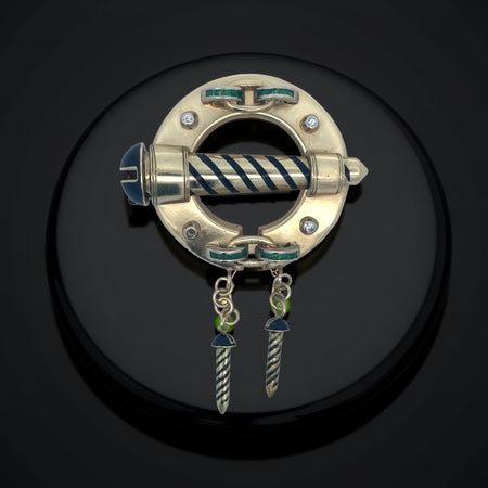 Estate Italian Brooch