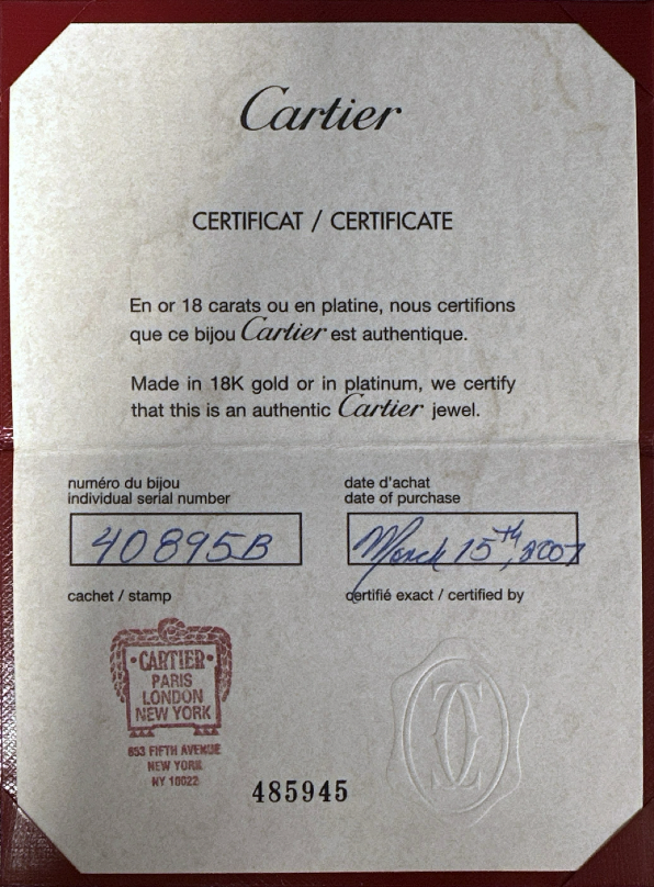 Cartier Necklace